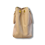 Prada Galleria Double Zip Medium in Pelle Saffiano Lux Beige