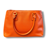 Small Prada Galleria Saffiano leather bag Orange