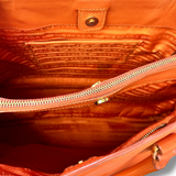 Small Prada Galleria Saffiano leather bag Orange