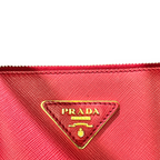 Prada Galleria Small in Pelle Saffiano Rossa