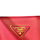 Small Prada Galleria Saffiano leather bag Red