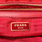 Prada Galleria Small in Pelle Saffiano Rossa
