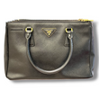Small Prada Galleria Saffiano leather bag Black