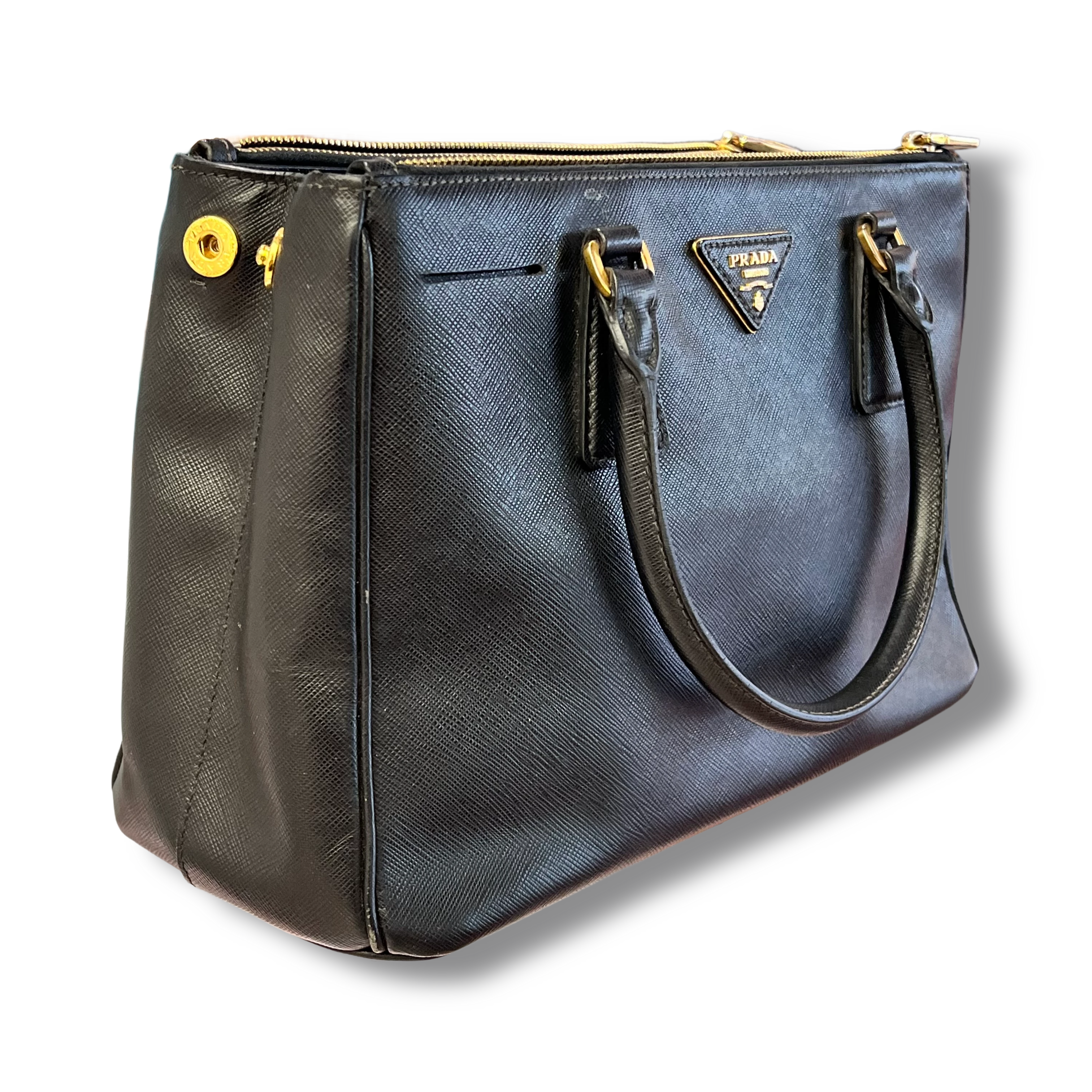 Prada Galleria Small in Pelle Saffiano Nera