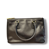 Small Prada Galleria Saffiano leather bag Black