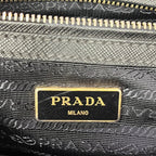 Prada Galleria Small in Pelle Saffiano Nera