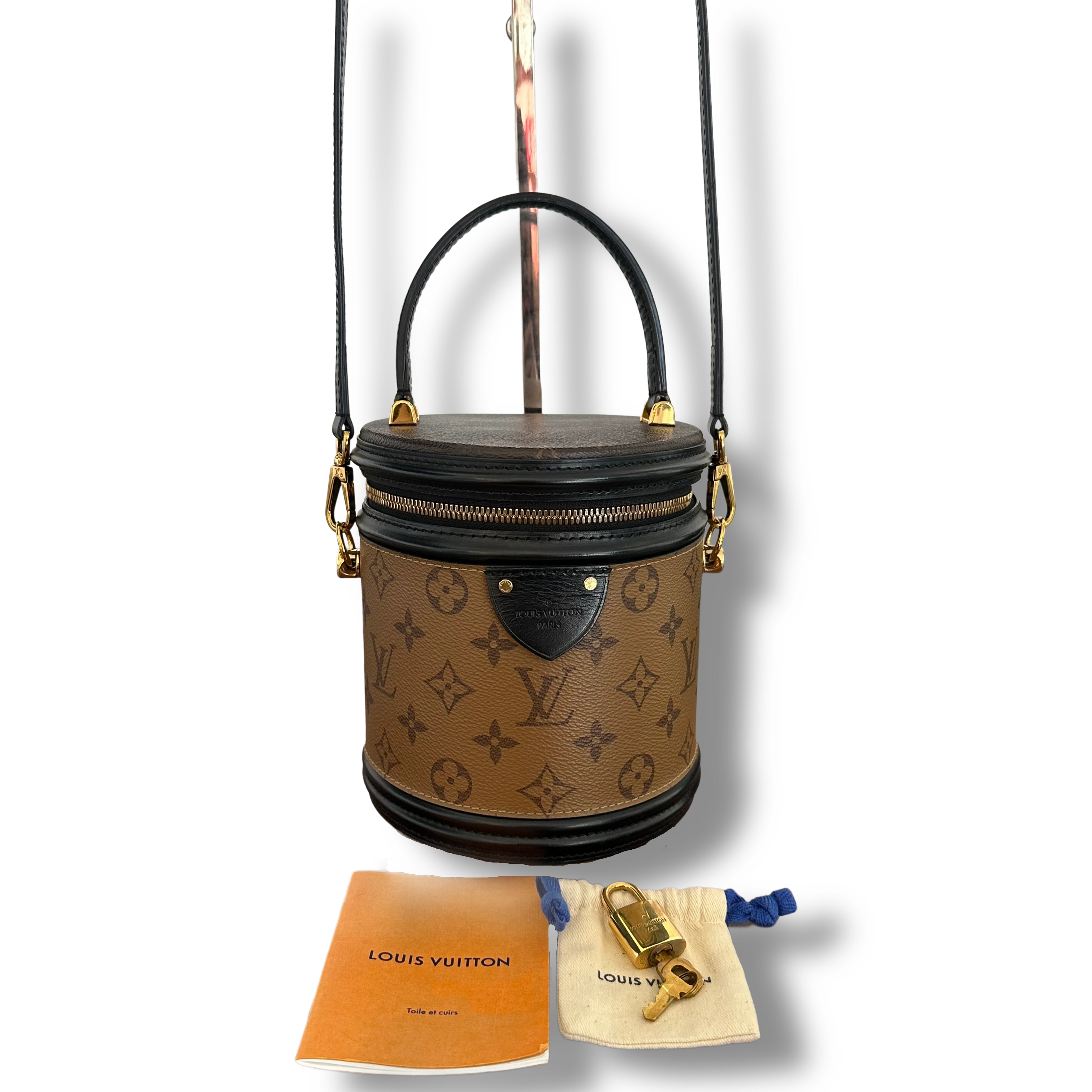 Louis Vuitton Beauty Case Cannes Reverse Monogram Marrone