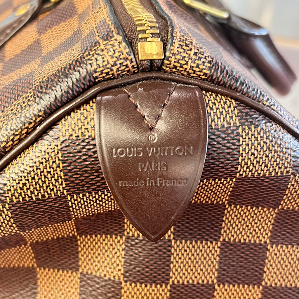 Louis Vuitton Speedy 30 In Damier Ebene