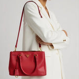 Small Prada Galleria Saffiano leather bag Red