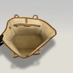 Louis Vuitton Neverfull MM Damier Azur– Borsa Shopper Iconica in Tela