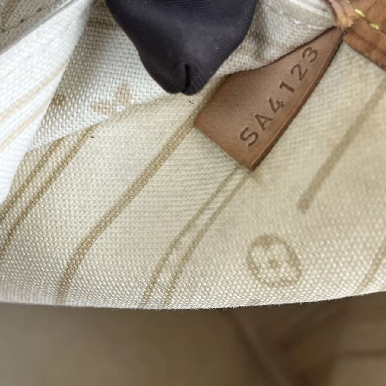 Louis Vuitton Neverfull MM Damier Azur– Borsa Shopper Iconica in Tela