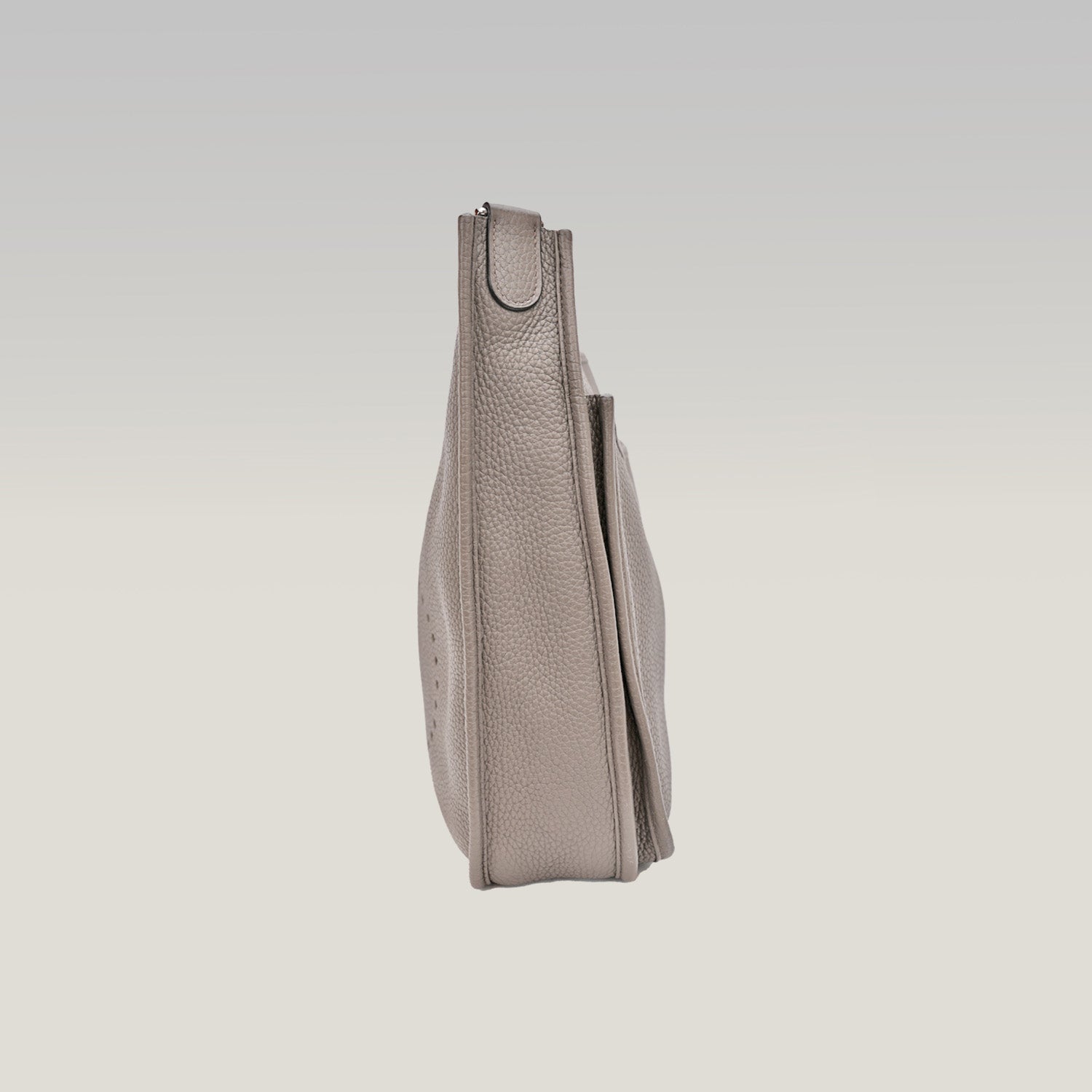 Hermès Evelyne 29 nera in pelle Clemence con ferramenta argentata