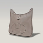 Hermès Evelyne 29 nera in pelle Clemence con ferramenta argentata