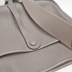 Hermès Evelyne 29 nera in pelle Clemence con ferramenta argentata