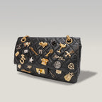 Chanel – borsa a spalla 2.55 trapuntata nera