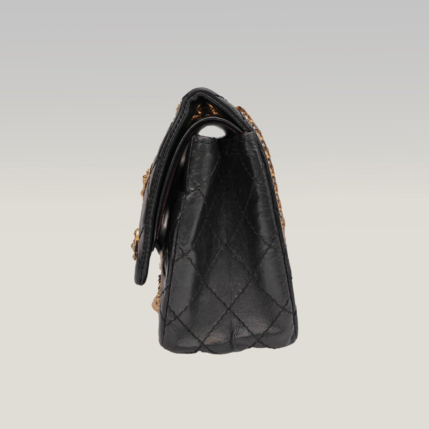 Chanel – borsa a spalla 2.55 trapuntata nera