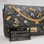 Chanel – borsa a spalla 2.55 trapuntata nera
