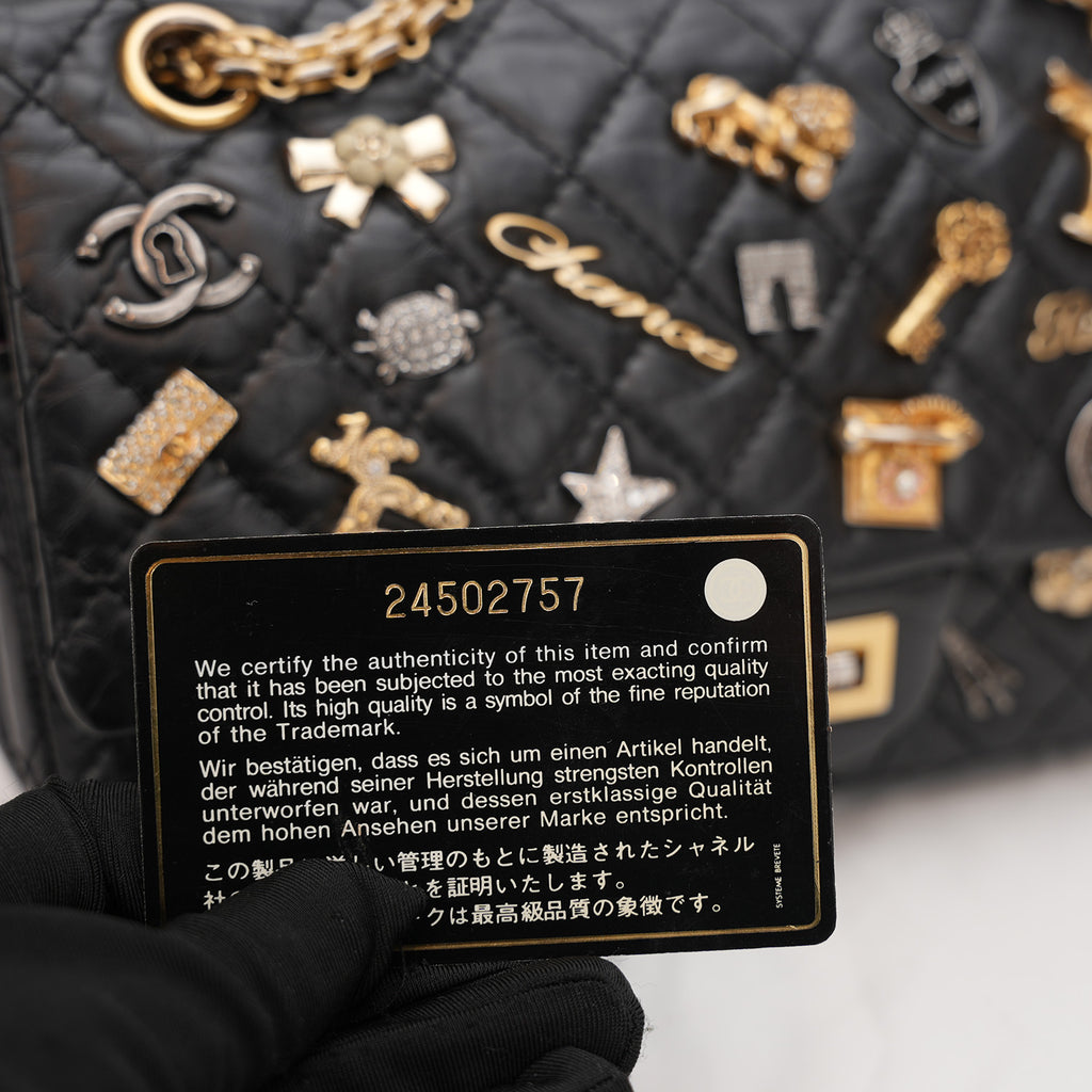 Chanel – borsa a spalla 2.55 trapuntata nera