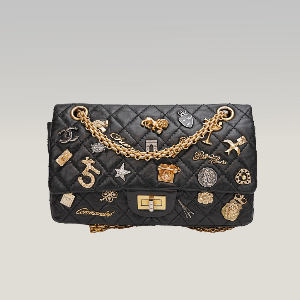 Chanel – borsa a spalla 2.55 trapuntata nera