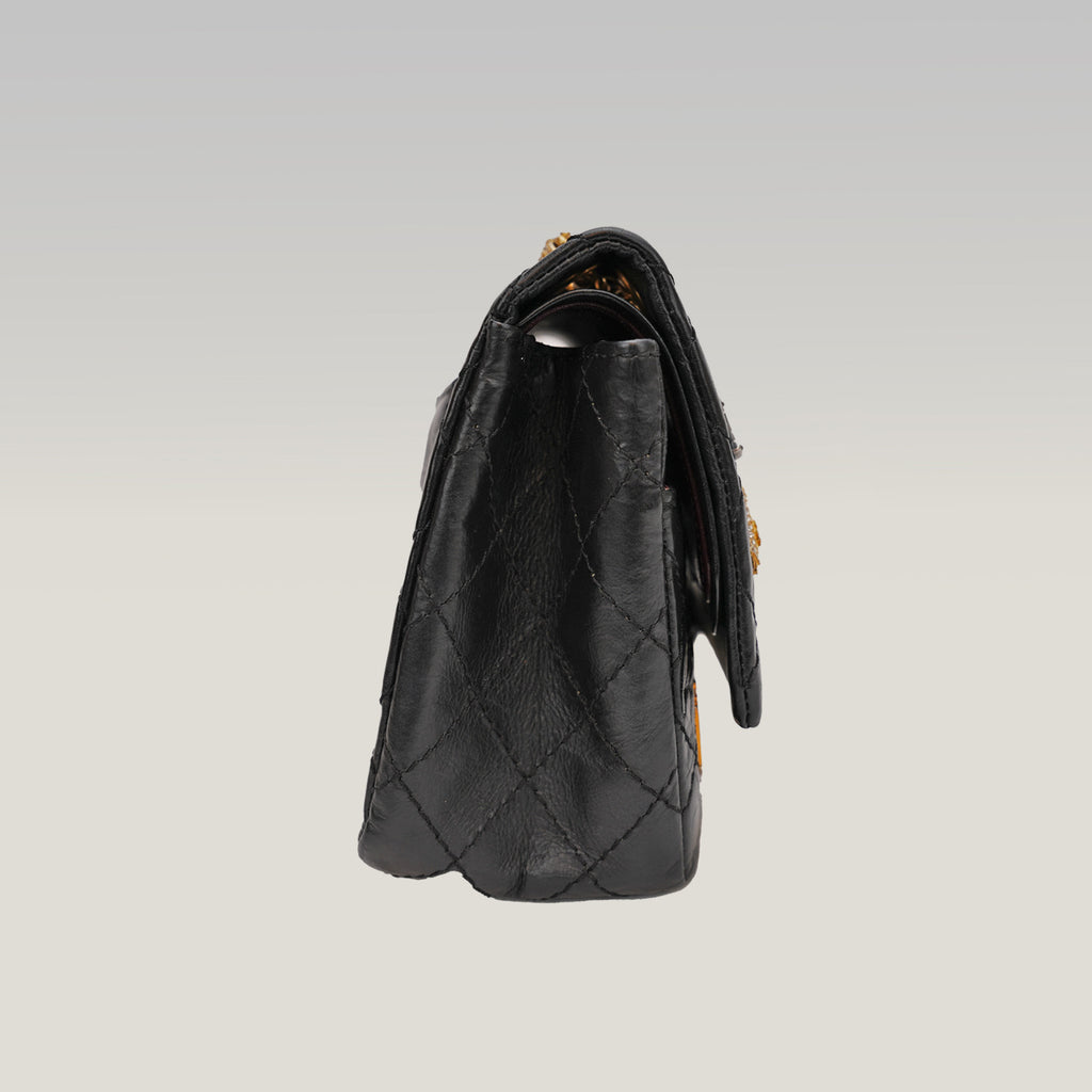 Chanel – borsa a spalla 2.55 trapuntata nera