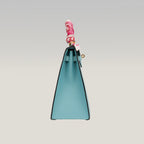 Hermès Kelly 25 in pelle Epsom colore Bleu Macaron
