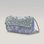 Chanel Classic Flap 25 Limited Edition with Blue Sequins – 2018 