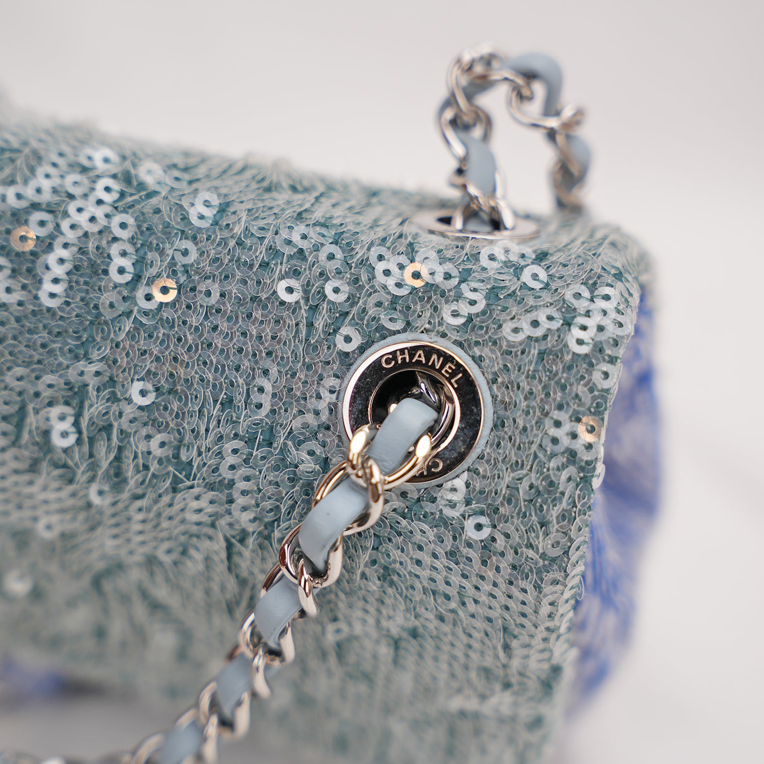 Chanel Classic Flap 25 Limited Edition with Blue Sequins – 2018 