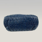 Miu Miu Borsa a Mano in Pelle Matelassé Blu