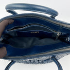 Miu Miu Borsa a Mano in Pelle Matelassé Blu
