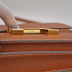 Hermès Constance 19 in Gold Barenia leather with gold hardware 