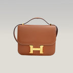 Hermès Constance 19 in Gold Barenia leather with gold hardware 