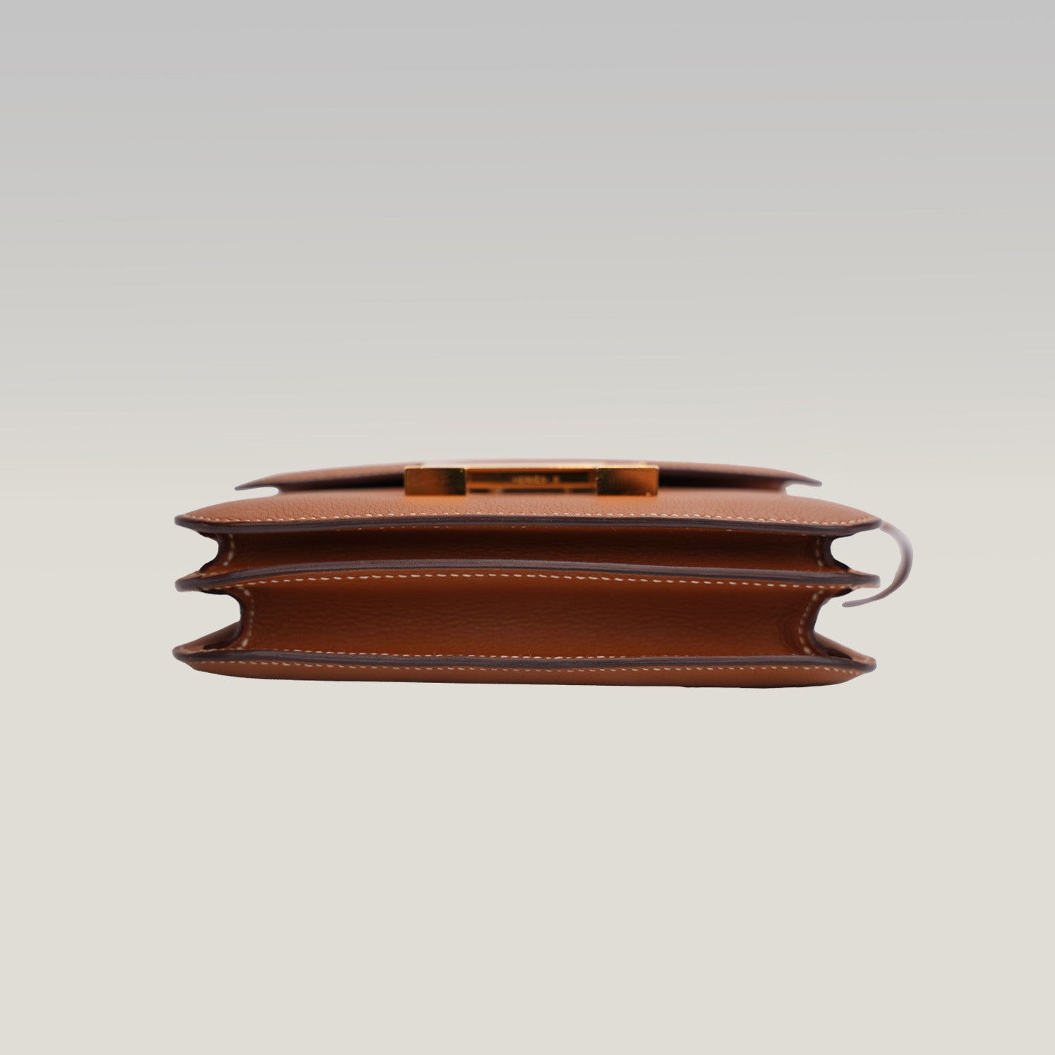 Hermès Constance 19 in Gold Barenia leather with gold hardware 