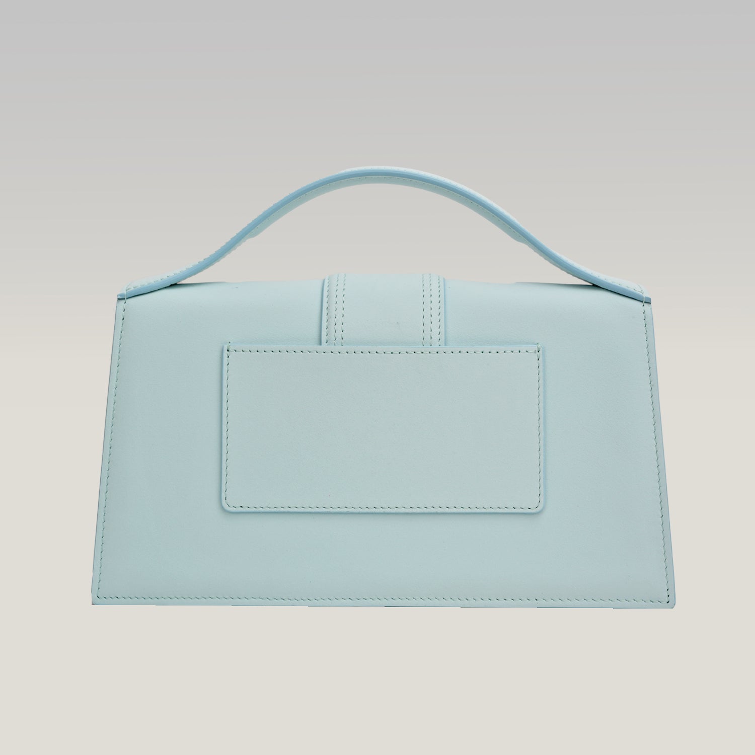 Jacquemus Le Grand Bambino Azzurro Chiaro in Suede – Borsa Iconica