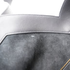 Saint Laurent Y Tote Bag in Pelle Nera Borsa a Spalla Grande Minimal Chic