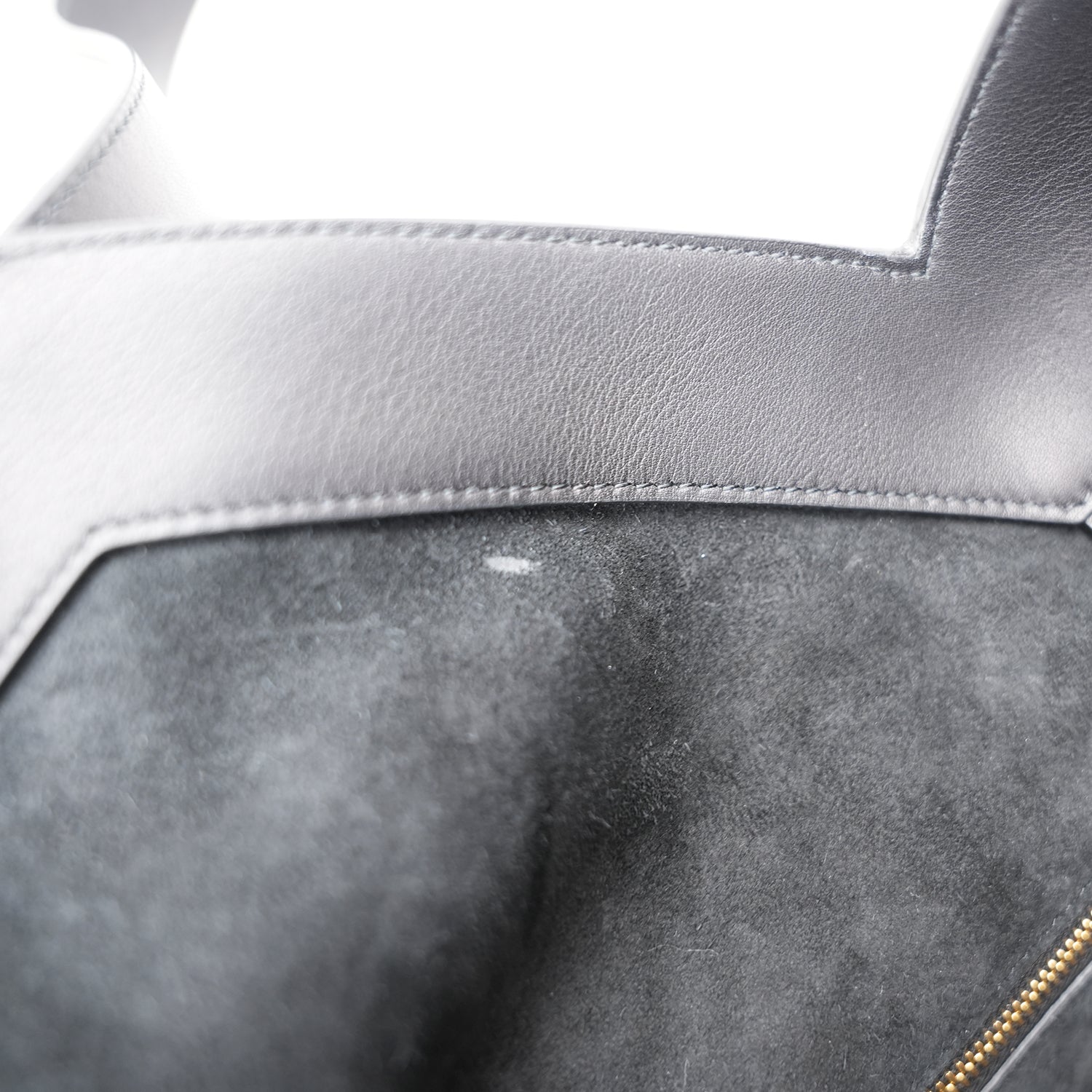 Saint Laurent Y Tote Bag in Pelle Nera Borsa a Spalla Grande Minimal Chic