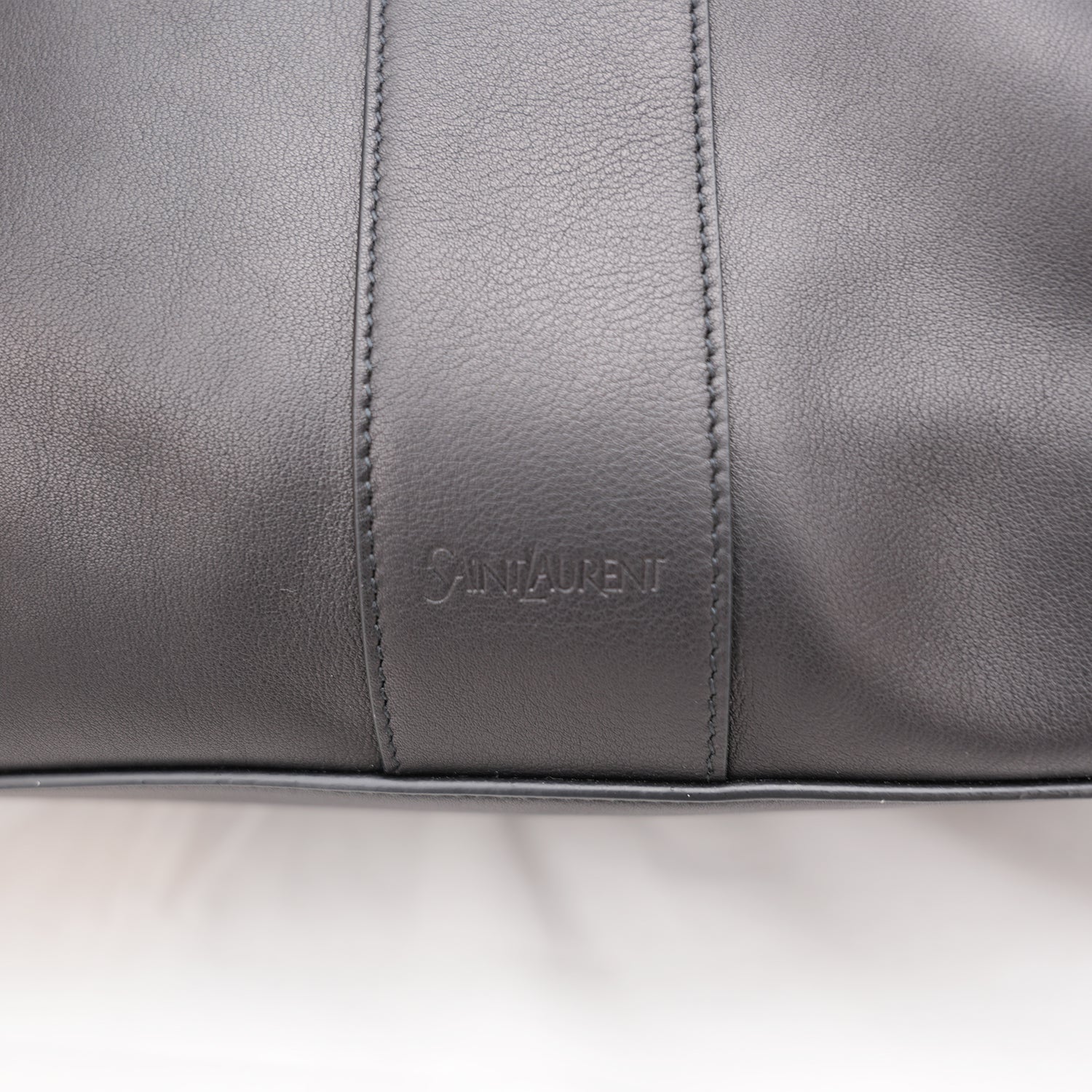 Saint Laurent Y Tote Bag in Pelle Nera Borsa a Spalla Grande Minimal Chic