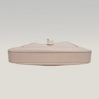 Gucci Jackie  borsa a spalla in pelle beige con chiusura piston
