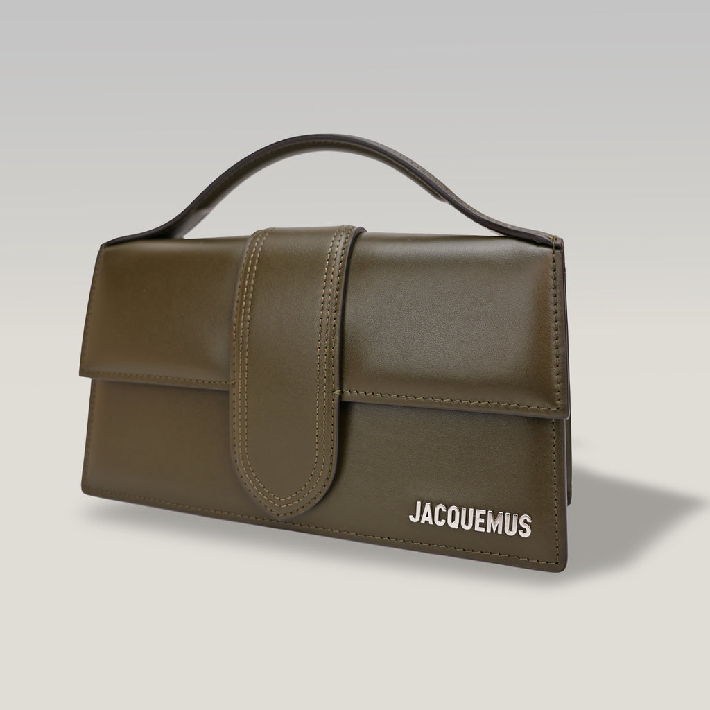 Jacquemus Il Grande Bambino verde scuro – Come nuova, con dust bag e card