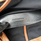 Saint Laurent Borsa a Spalla Jamie Grande in Pelle Scamosciata Trapuntata Tan