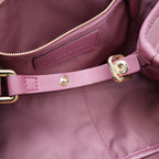 Burberry Borsa Tote Canterbury in Tela Haymarket Check con Finiture in Pelle