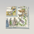Hermès Carré 90 "Costumes Civils" Multicolor Silk Scarf