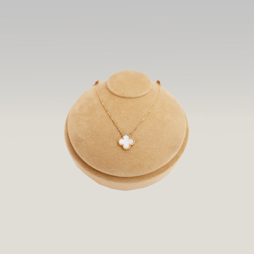 Van Cleef & Arpels Vintage Alhambra Collana 1 Motivo in Madreperla e Oro Giallo 18K 2021