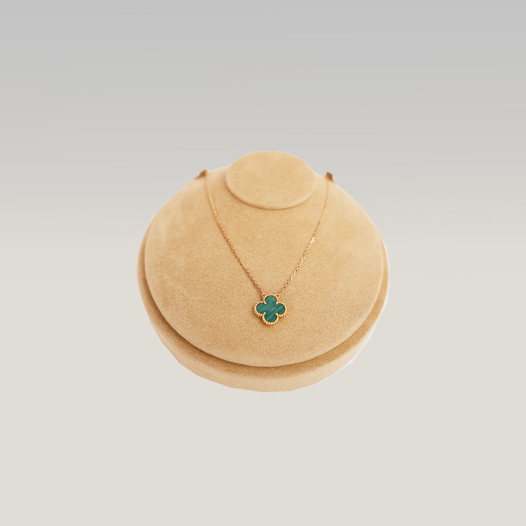 Van Cleef & Arpels Vintage Alhambra Collana 1 Motivo in Turchese e Oro Giallo 18K 2021
