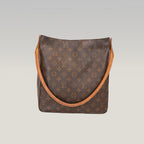 Louis Vuitton Looping GM Vintage in Tela Monogram Marrone e Pelle Vachetta
