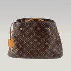 Louis Vuitton Montaigne MM Borsa a Mano e Tracolla in Tela Monogram con Finiture in Vacchetta