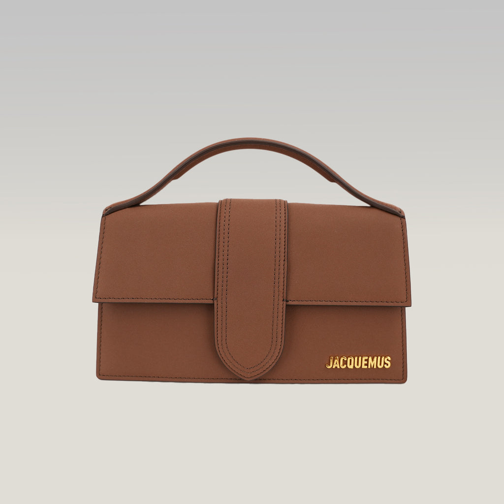 Jacquemus Borsa a Mano in Camoscio Marrone