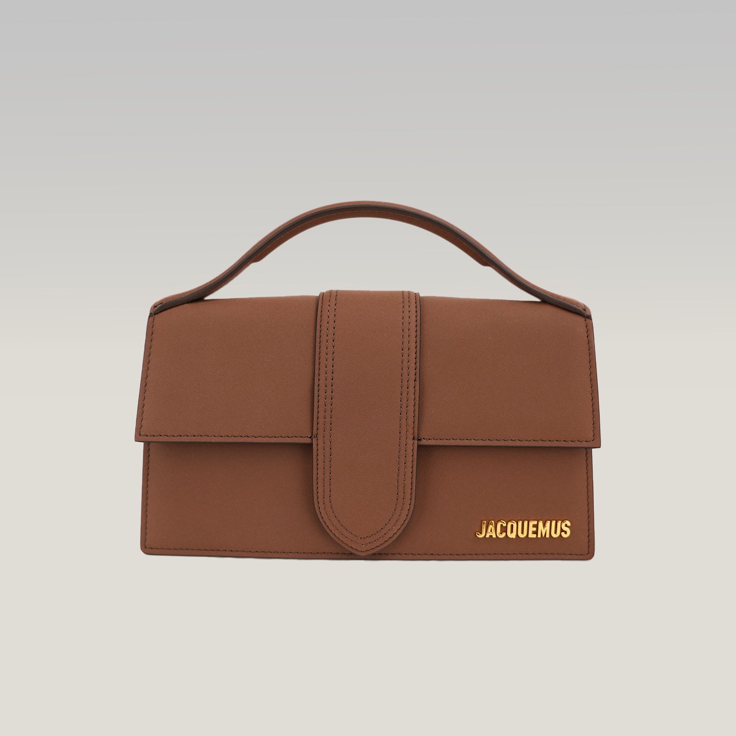 Jacquemus Borsa a Mano in Camoscio Marrone