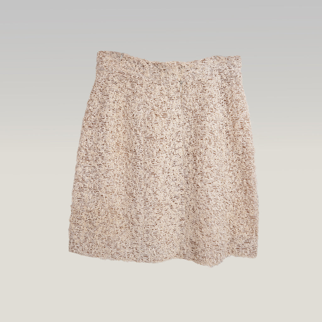 Chanel Textured Knit Mini Skirt