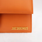 Jacquemus Le Grand Bambino Borsa in Pelle Arancione con Tracolla
