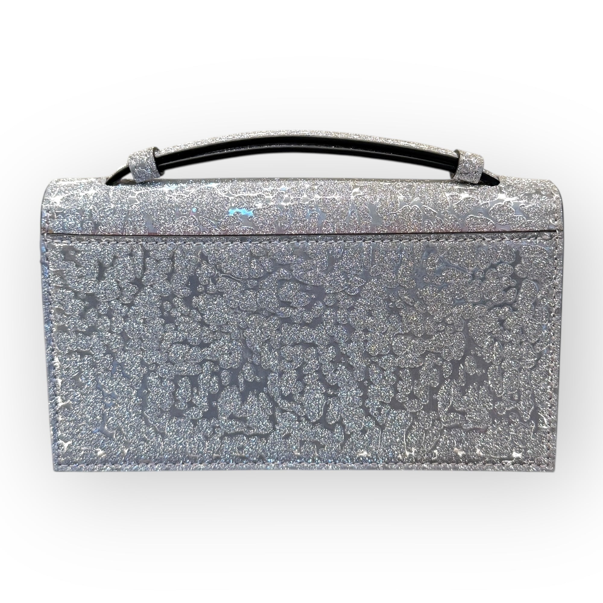 Christian Louboutin Glitter Patent Leather Top Handle Bag